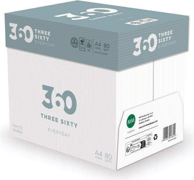 Produktbild Insta360 360 Kopierpapier Everyday A4, Weiss, 80 g/m², 1 Palette (80 g/m², 500 x, A4)