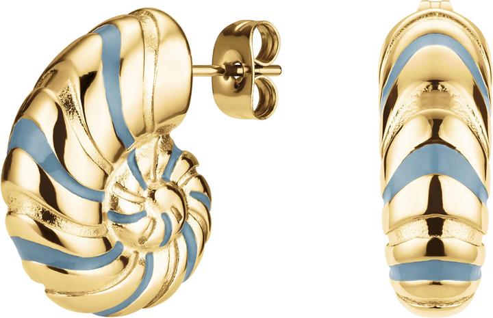 Image du produit Rosefield Boucles d'oreilles originales Shellura Essentials plaquées or JENEG-J821 (Or jaune 750 plaqué or)