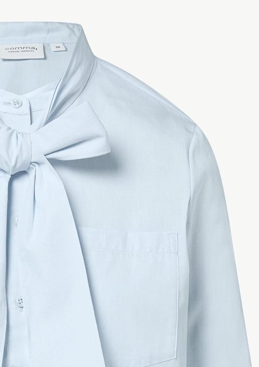 Immagine prodotto Comma Bluse Baumwollbluse mit abnehmbarer Schluppe (32)