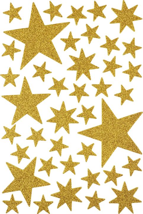 Image du produit Braun + Company Autocollant à paillettes étoiles