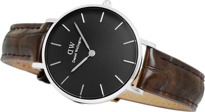 Produktbild Daniel Wellington Classic Petite York Black Silver (Analoguhr, 32 mm)