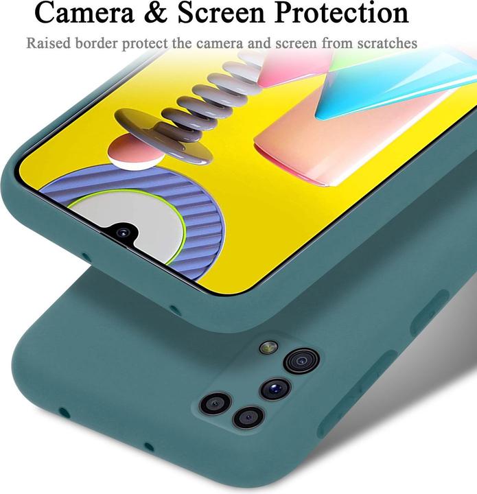 Immagine prodotto Cadorabo Copertura della cassa del silicone liquido TPU (Samsung Galaxy M31)