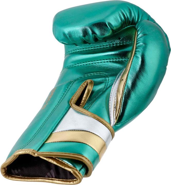 Immagine prodotto adidas Guantoni da boxe Speed 500 verde/oro in microfibra, ADISBG501 (14 OZ)