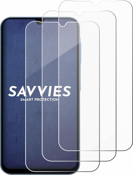 Produktbild Savvies Panzerglas Schutzglas Displayschutz (3 Stk., Samsung Galaxy A15)