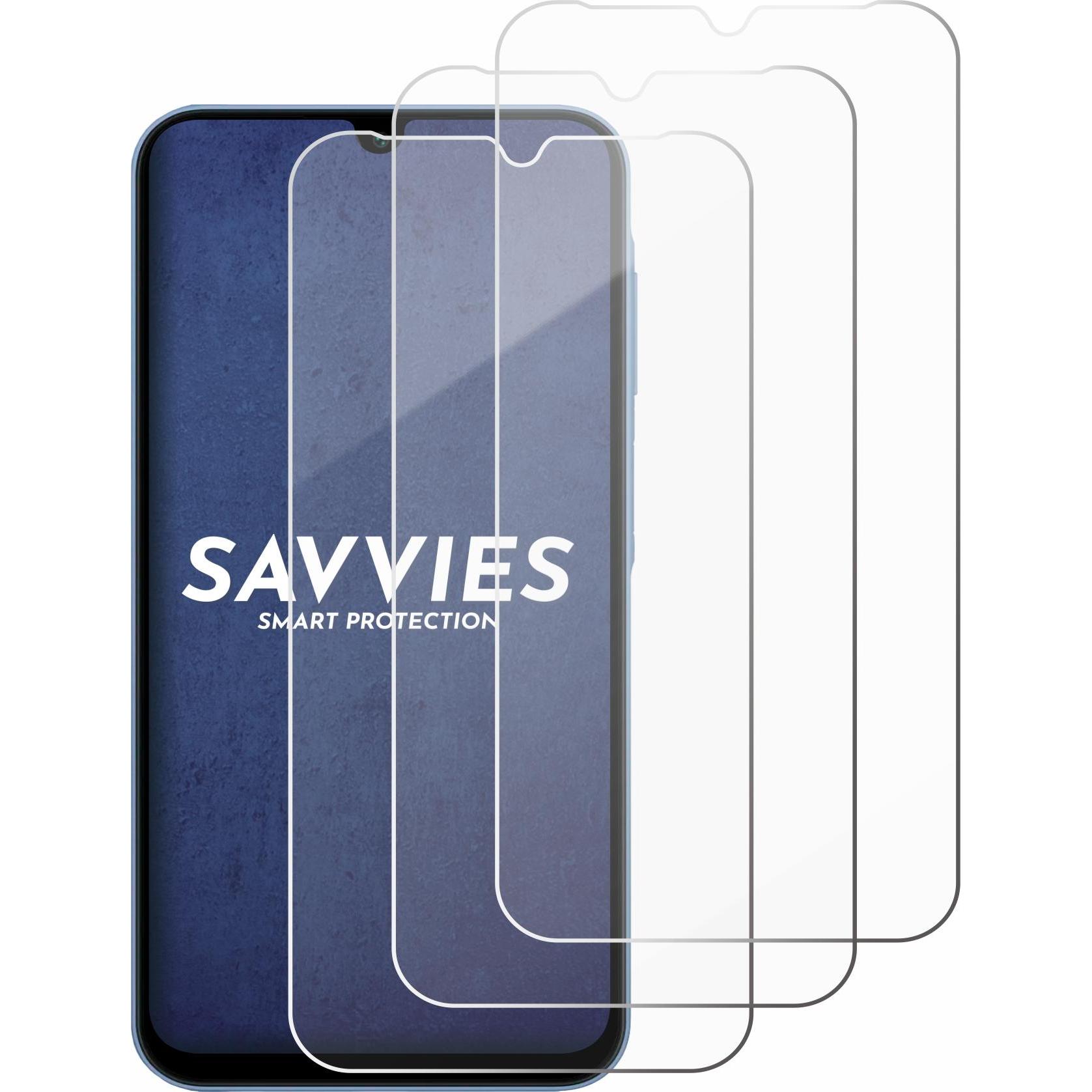 Thumbnail - Savvies Panzerglas Schutzglas Displayschutz (3 Stück, Samsung Galaxy A15), Smartphone Schutzfolie, Transparent