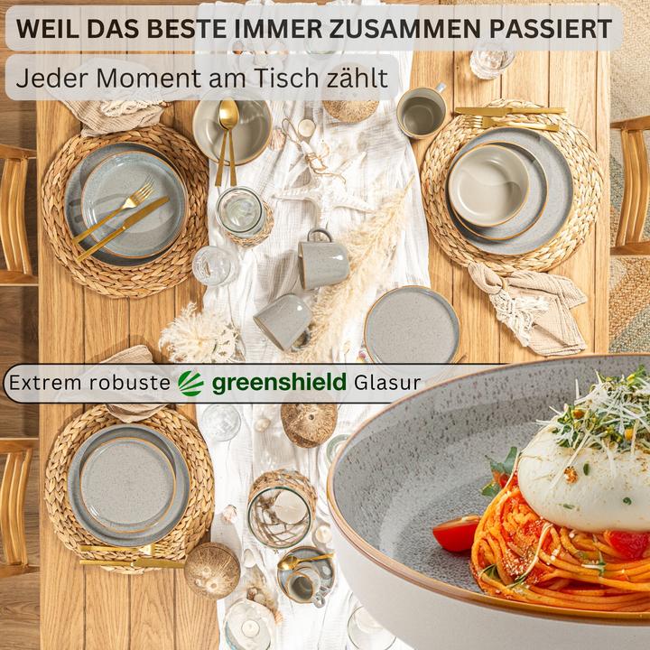 Produktbild Sänger Pastaschalen Rio Perlgrau (6 x, 22.20 cm)