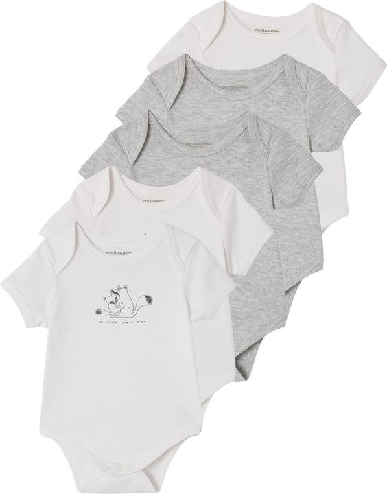 Image du produit Vertbaudet 5er-Pack Baby Kurzarm-Bodys aus Bio-Baumwolle BASIC (56)