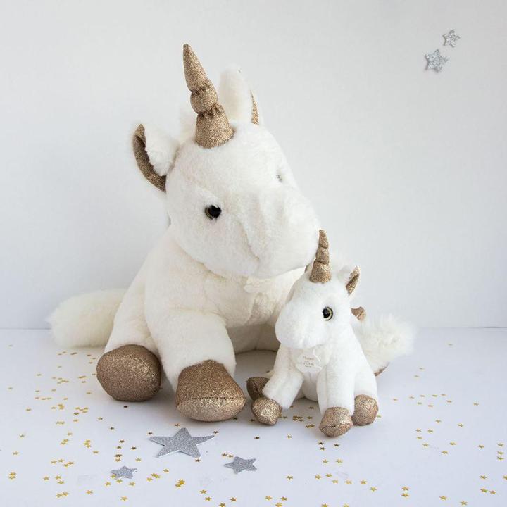 Produktbild Doudou et Compagnie Einhorn mit Geschenkbox (23 cm)