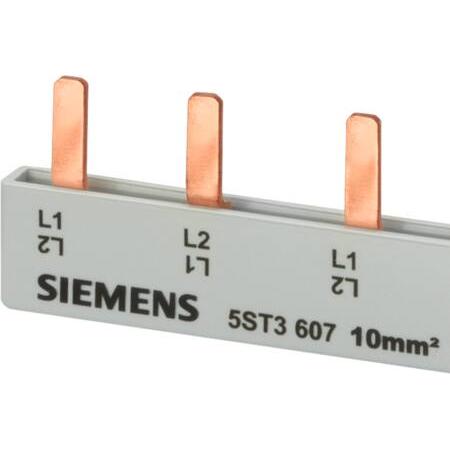 Thumbnail - Siemens, Verteilerschrank Zubehör, Stiftsammelschiene 10qmm 5ST3614 3x3Ph. berührungssicher