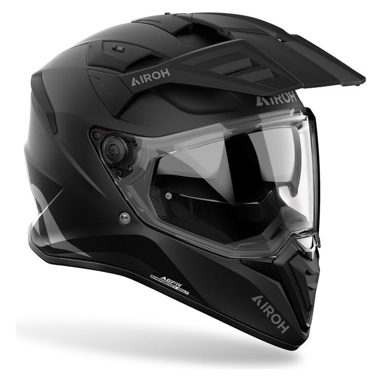 Airoh, Motorhelm, Bandit Color Mattschwarzer Motorradhelm (Xl)