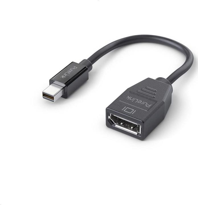 Produktbild Purelink Mini DisplayPort auf DisplayPort Adapter - 4K60 - iSerie - schwarz - 0,10m (10 cm)