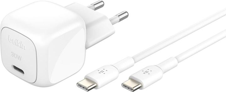 Immagine prodotto Belkin BOOST Charge USB-C/USB-C 30WLad.PD,ws+Kab.WCA008kq1MWH-B6 (30 W)