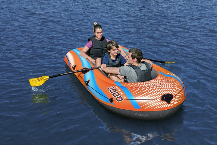 Immagine prodotto Bestway 8'1" x 48"/2.46m x 1.22m Set di zattere Kondor Elite 3000 (246 cm, 3 pers.)