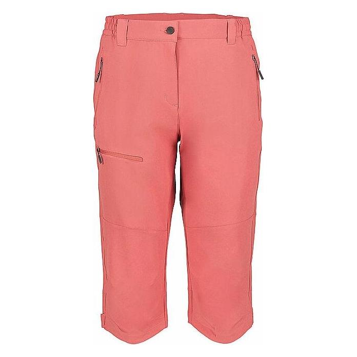 Icepeak, Damen, Outdoorhose, Wandershorts Beattie Capri (46), Rot