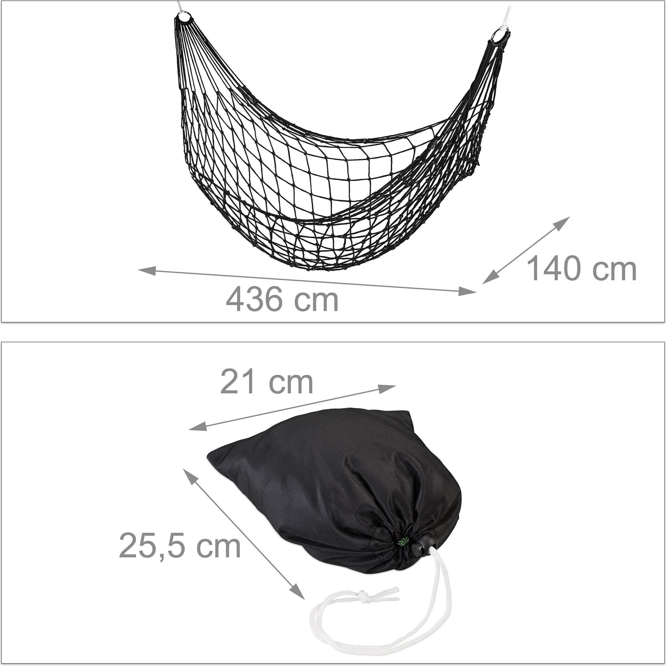 Thumbnail - Relaxdays, Hängematte, Netzhängematte (120 kg)