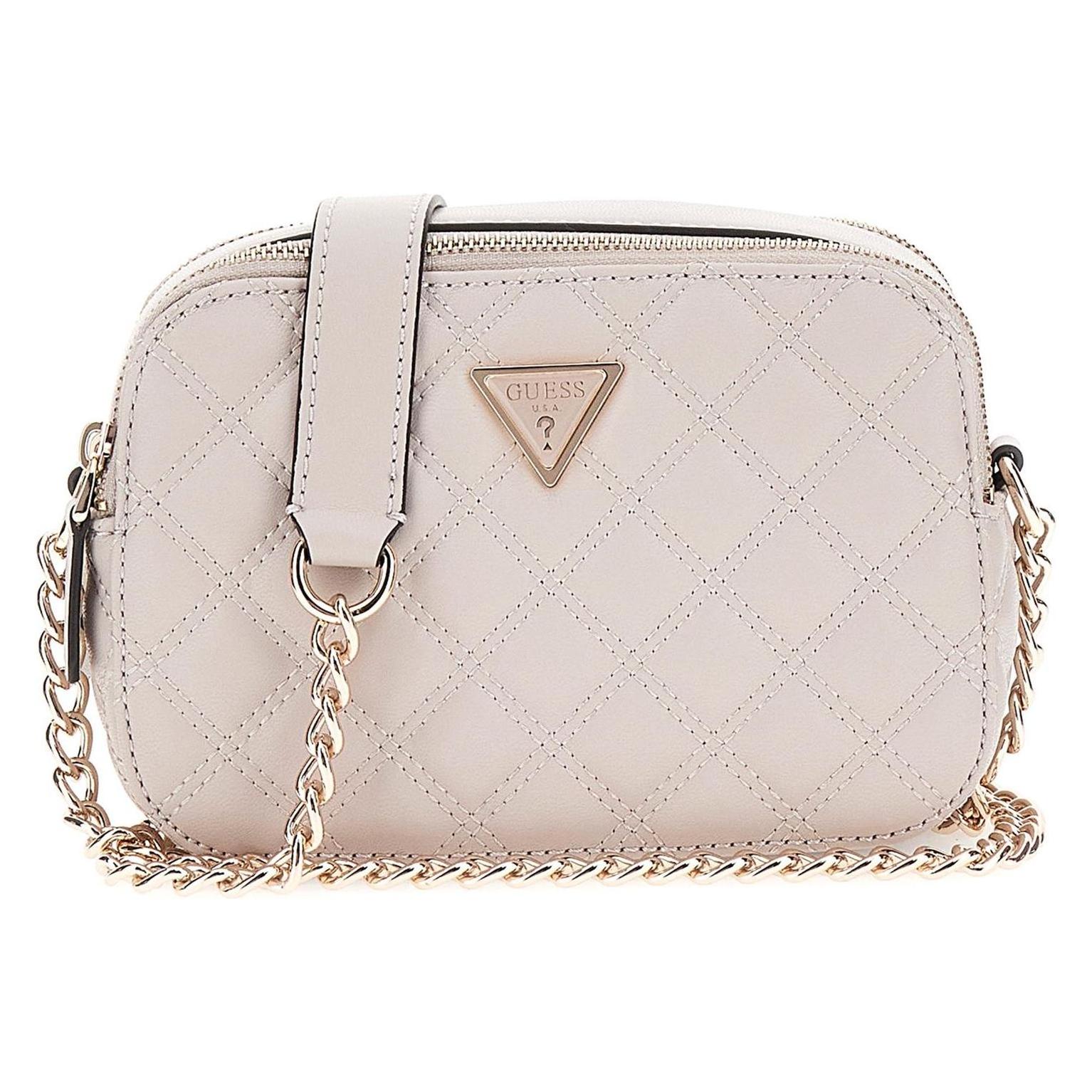 Guess, Damen, Handtasche, Giully Ii Camera Bag, Beige