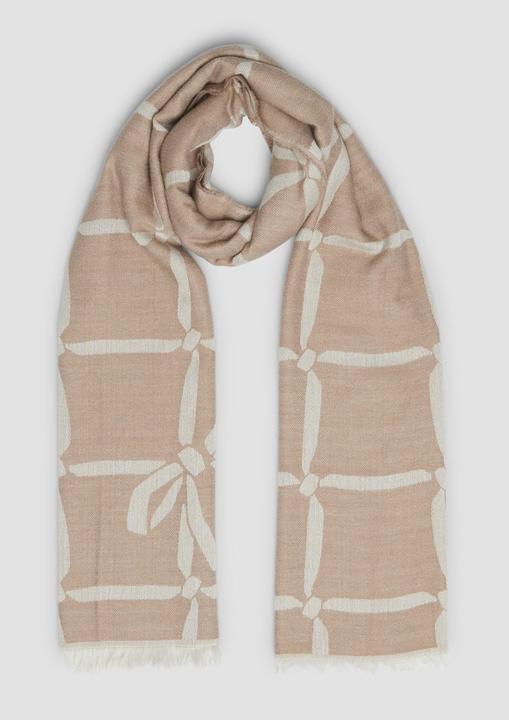 Immagine prodotto s.Oliver Tuch Schal mit Fransen und Artwork