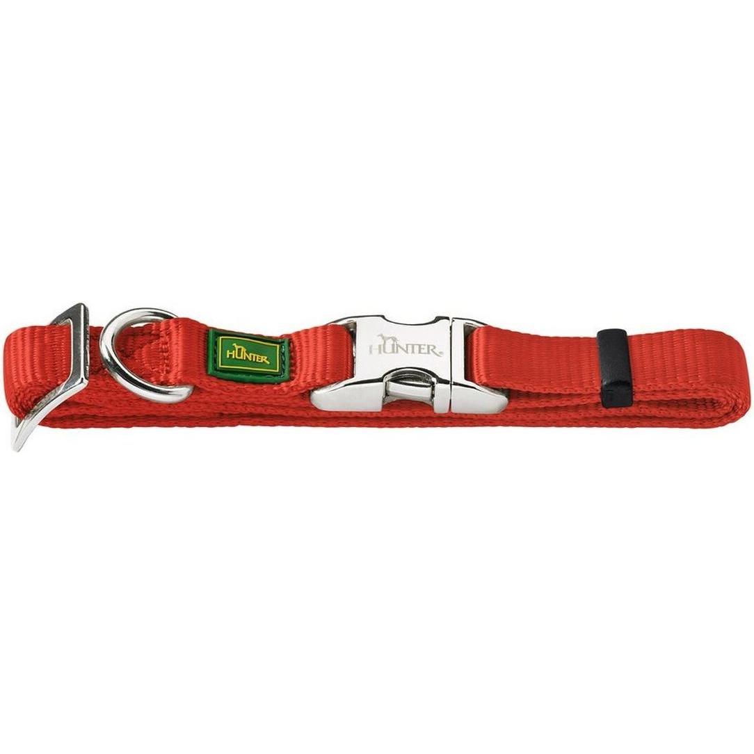 Meilleurs prix pour Collier Hunter Vario Basic AluStrong, rouge taille XL tour de cou 45-65 cm - pour chien