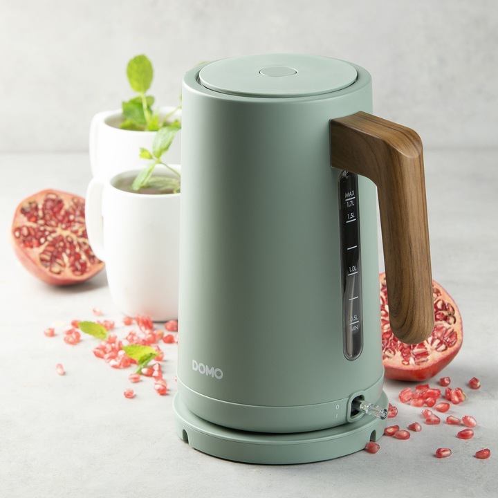 Produktbild Domo DO 9282 WK Wasserkocher 1,7L 2200W matt grün (1.70 l)