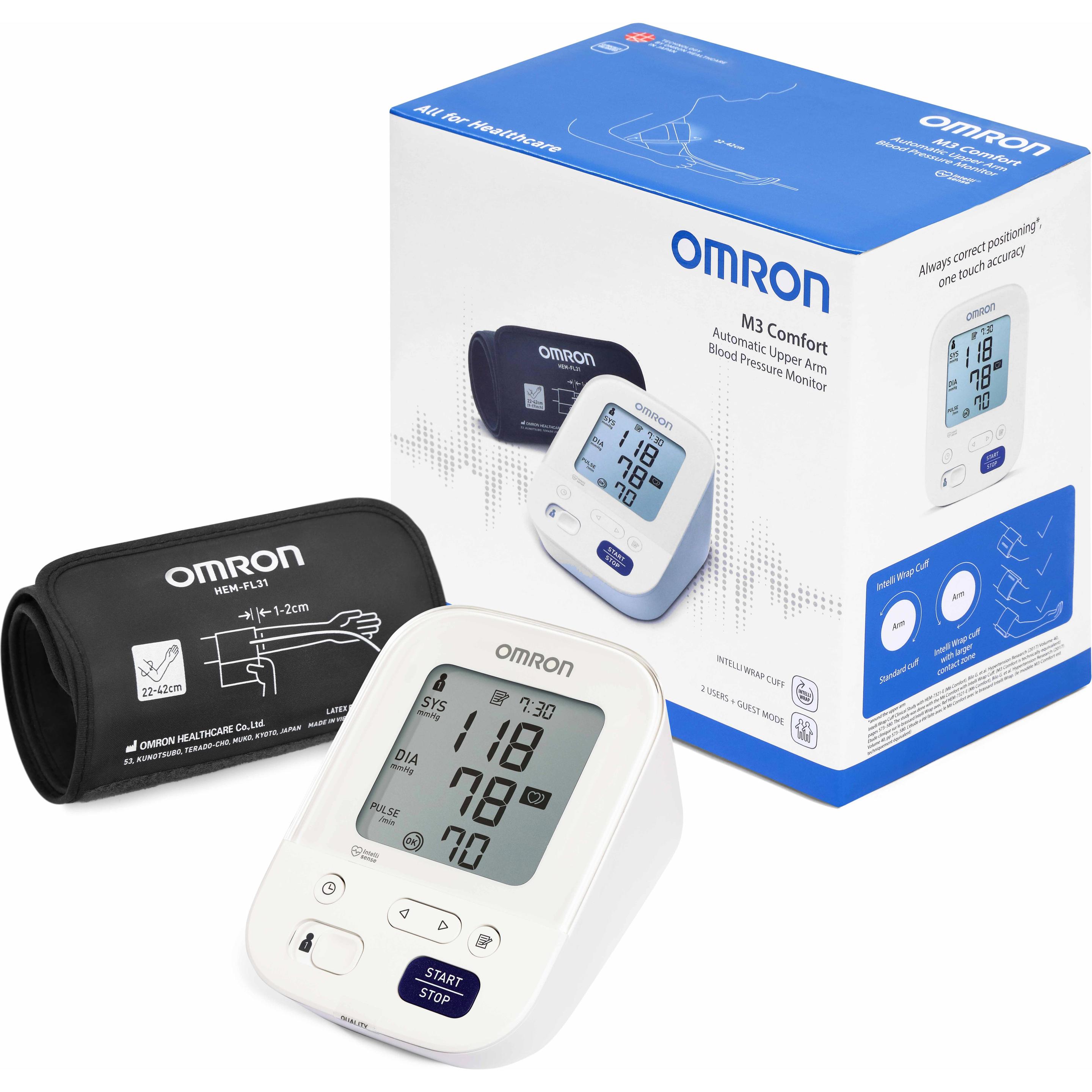 Omron, Blutdruckmessgerät, M3 Comfort (Blutdruckmessgerät Oberarm)