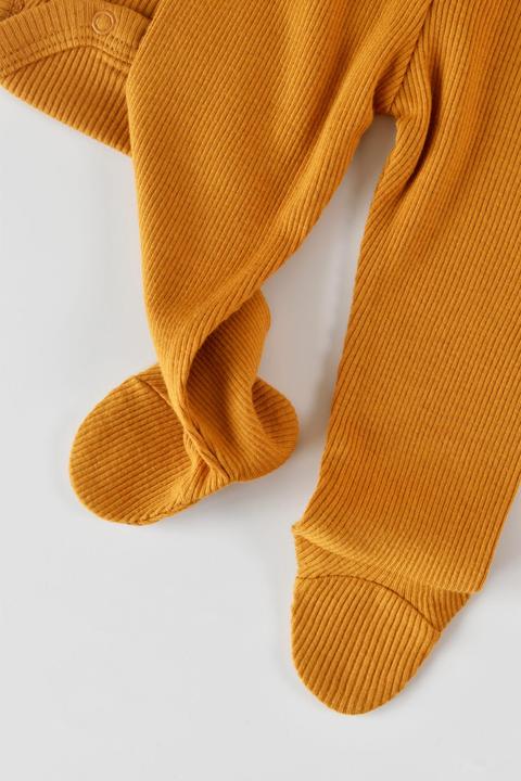 Produktbild BabyCosy Set. Strickhose mit Fuss. Body langarm. Mütze (68)