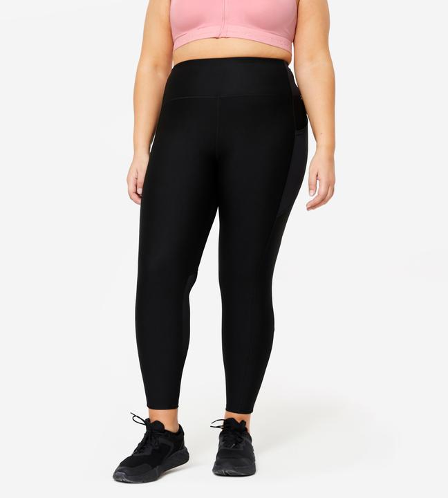 Produktbild Domyos Leggings Damen mit Smartphonetasche lang (W45/L31)