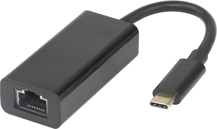 Produktbild Deltaco Usbc-Giga-Mapt (USB-C, RJ45 Gigabit Ethernet (1x))