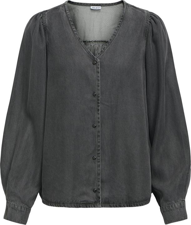 Image du produit Object Geknöpftes V-Ausschnitt Bluse (XL)