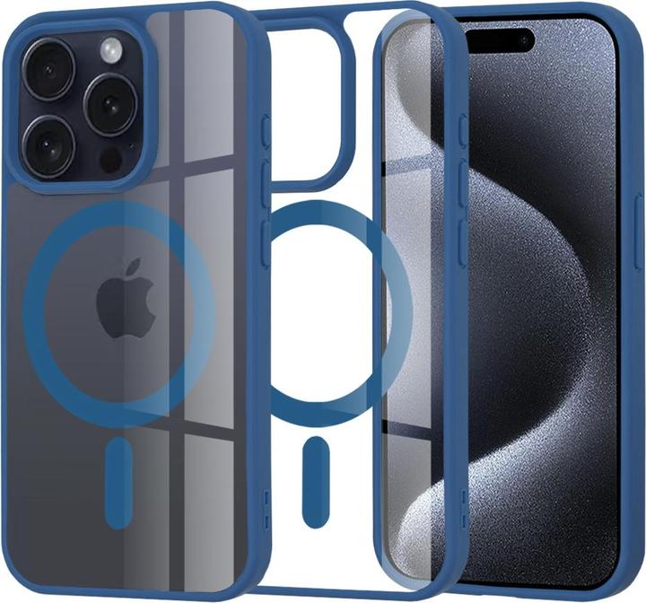 Actual product image Techsuit - MagSafe Pro - iPhone 15 Pro - Blue (Apple iPhone 15 Pro)