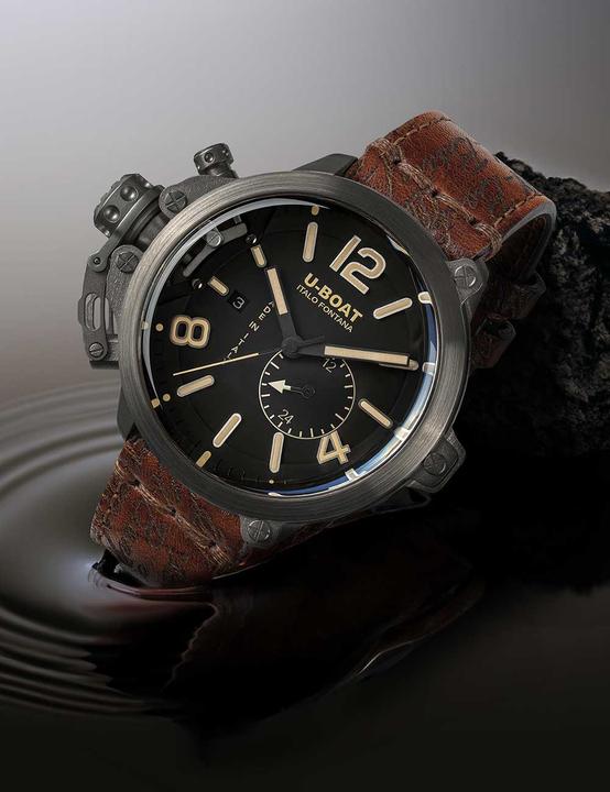 Produktbild U-Boat 8805 Capsule Titanium BK BE 50mm (Swiss Made)