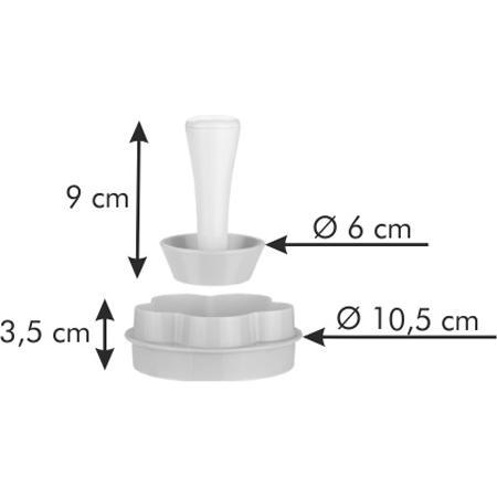 Tescoma Stampo Per Cestini Da Forno DelĂŤCia, Formine + Stampi, Giallo