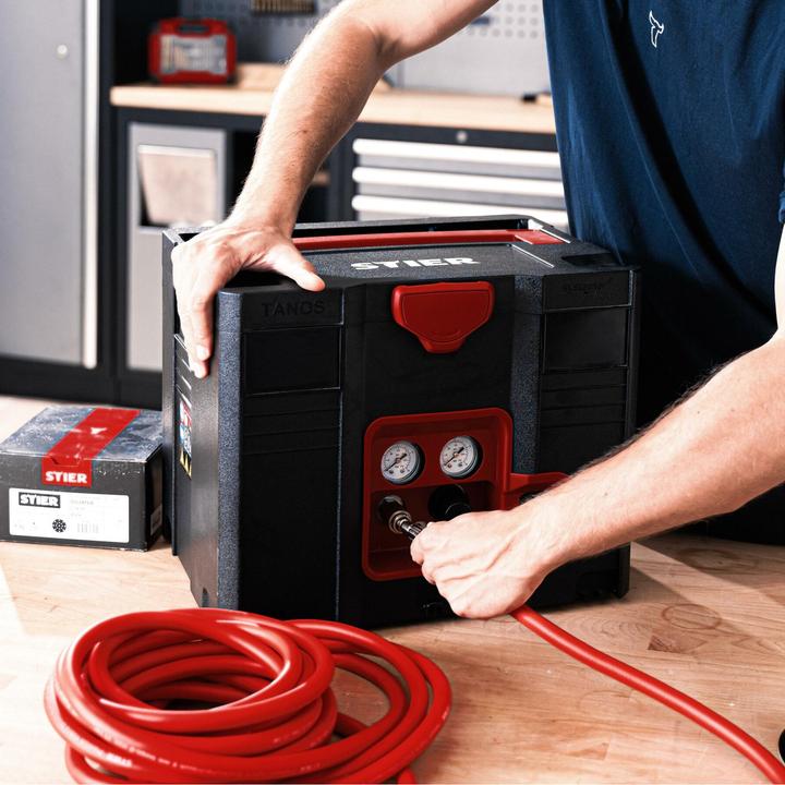 Productafbeelding Stier Systainer-compressor SKT 160-8-6 (8 bar, 6 l)