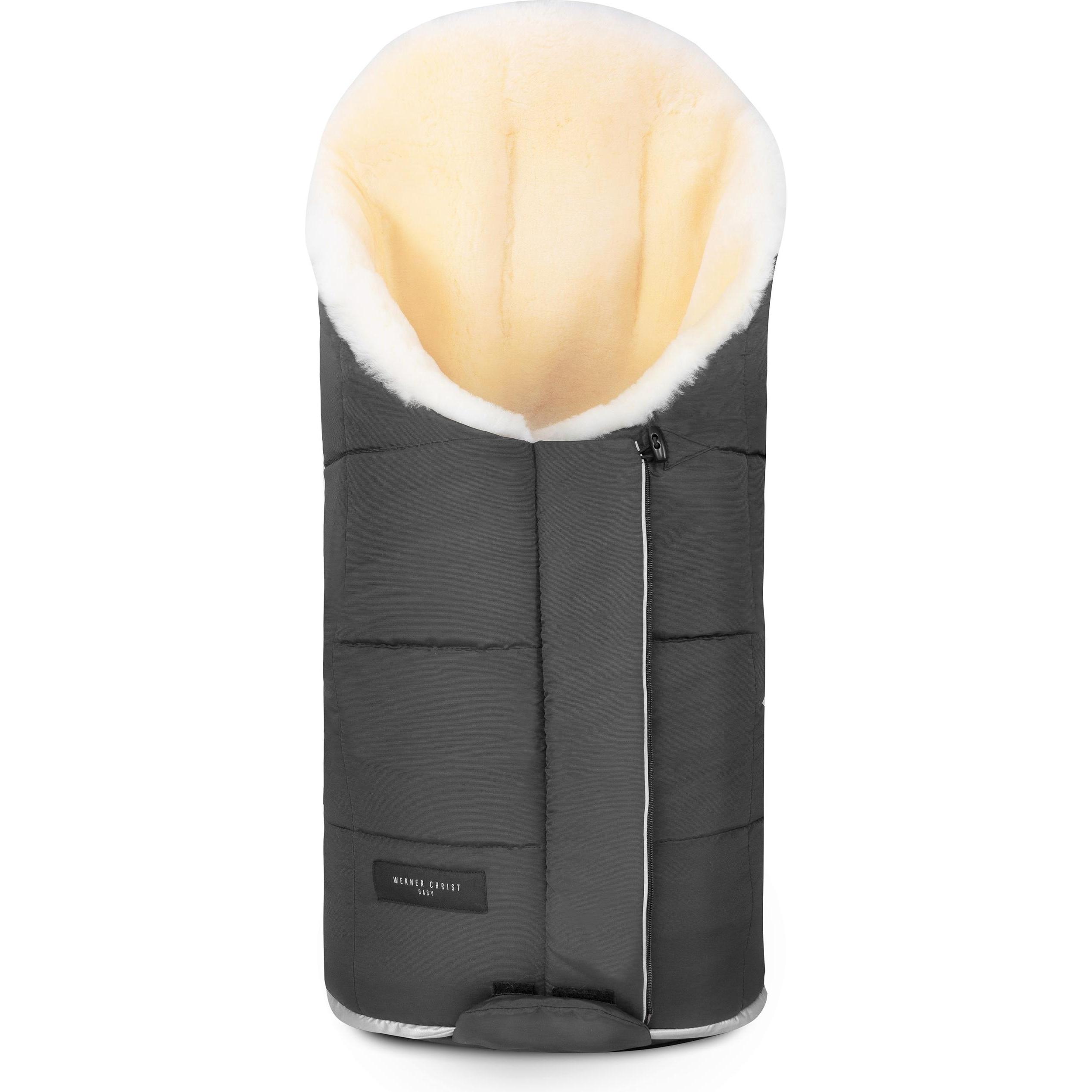 Werner Christ, Kinderwagen Fusssack, TULA vario Lammfellfusssack