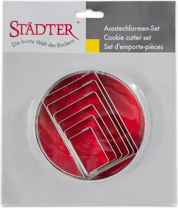 Image du produit Städter Set d'emporte-pièces rectangle