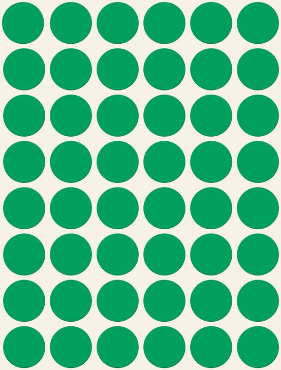 Immagine prodotto Avery Zweckform Markierungspunkte, Durchmesser 18 mm, grün Inhalt: 1056 etichette