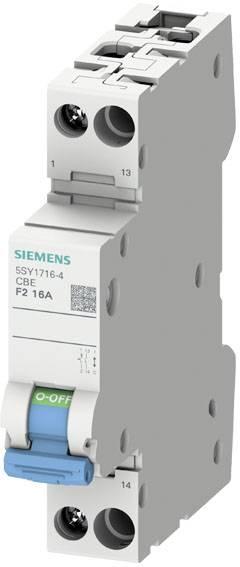 Actual product image Siemens Device circuit breaker 5SY1704-41p w.auxiliary contact make contact character.