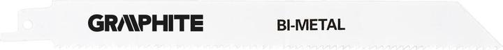 Actual product image Graphite Saw blade for piercing 225 x 20 x 0.9 mm 6TPI 5pcs. 57H954
