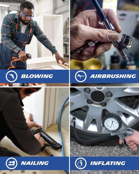 Produktbild Michelin Compressore d'Aria Portatile MBL6 (6 l, 8 Bar)