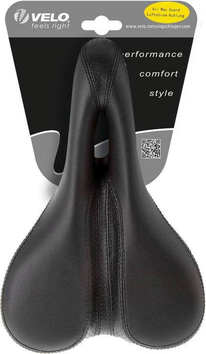 Produktbild Velo Fahrradsattel Basic Deep Channel