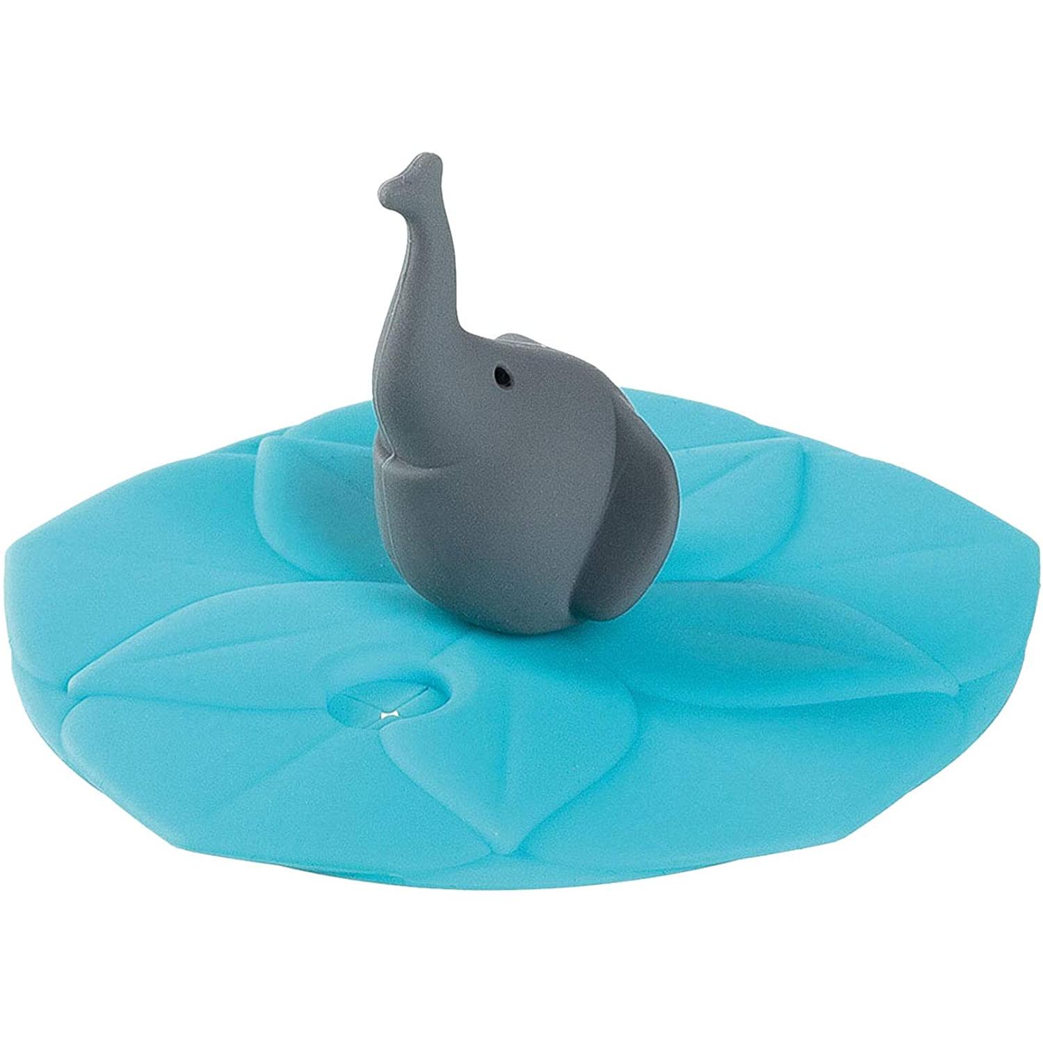 8x Leonardo, Kindergeschirr + Kinderbesteck, Glasabdeckung Bambini Elefant, 1 Stück
