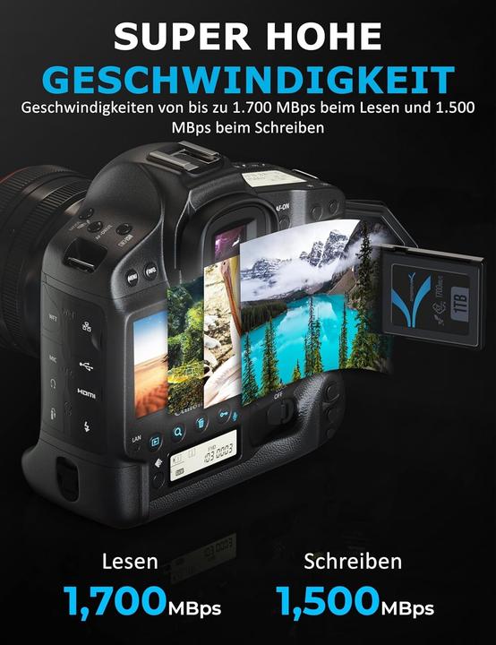 Produktbild Sabrent Rocket CFX (1000 GB, CFexpress Typ B)