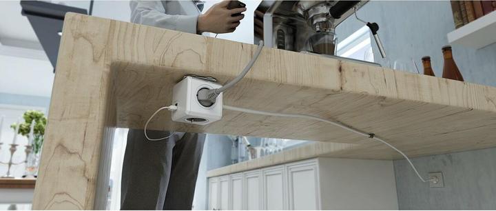Actual product image Allocacoc PowerCube Extended USB E(FR) (4 x, CEE 7/5, 1.50 m)