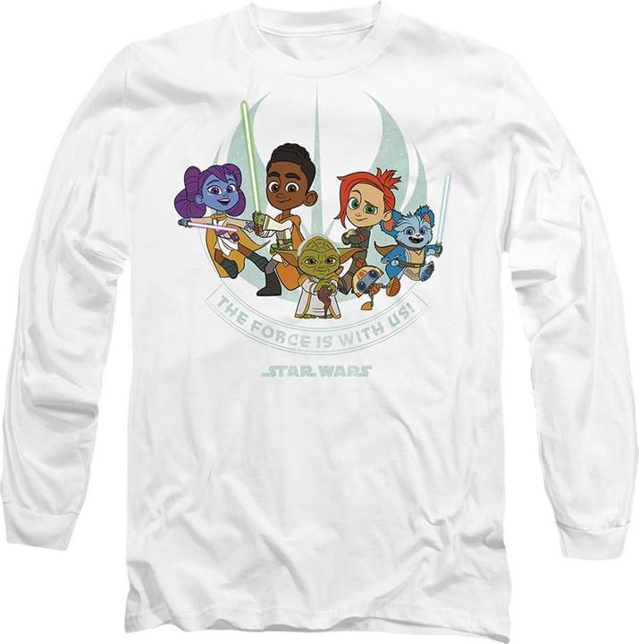 Immagine prodotto Star Wars Young Jedi Adventure The Force Is With Us Maglietta Adulto Unisex (XXL)