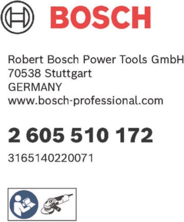 Produktbild Bosch Professional Zubehör Schutzhaube ohne Deckblech, 125 mm, mit Codierung, Schraubverschluss