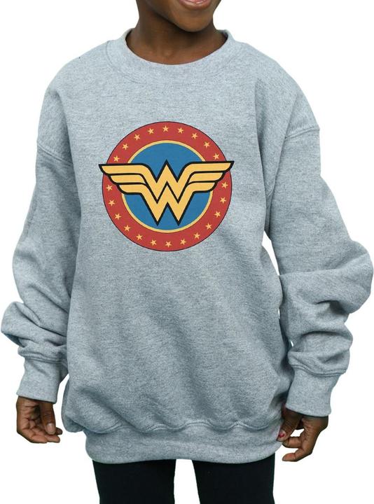 Produktbild Wonder Woman Circle Logo Sweatshirt Mädchen (128)