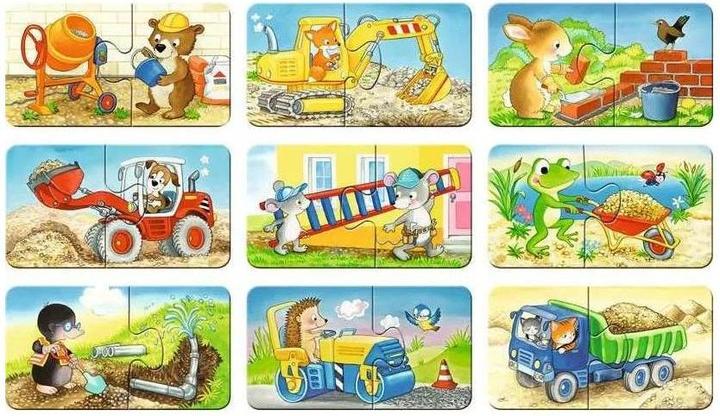 Productafbeelding Ravensburger Bouwplaats voor dieren (18 onderdelen)