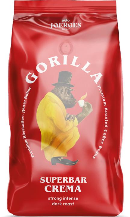 Gorilla Kaffee Superbar Crema (1000 g, Dunkle Röstung)