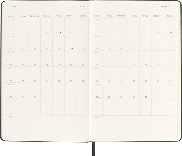 Actual product image Moleskine Pupil Agenda (13 x 21 cm, English)
