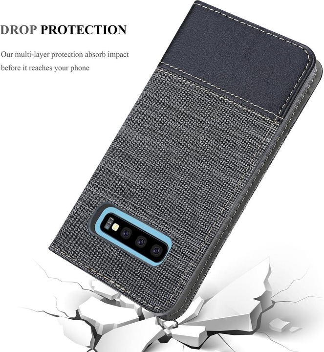 Actual product image Cadorabo Jeans Book Cover (Samsung Galaxy S10 5G)