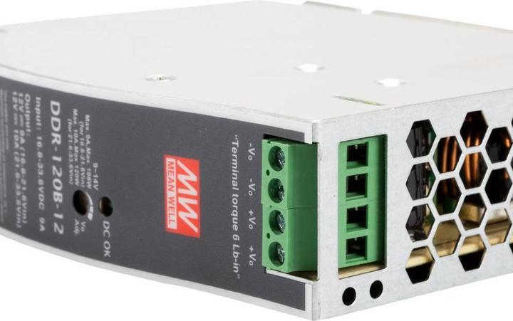Actual product image MeanWell DIN rail DC/DC converter (DIN rail) 12 V/DC 10 A 120 W 1 x